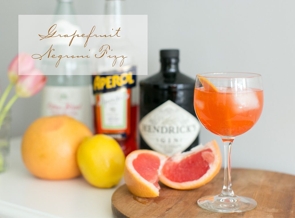 Grapefruit Negroni Fizz Springtime Cocktail Recipe » Christy Tyler